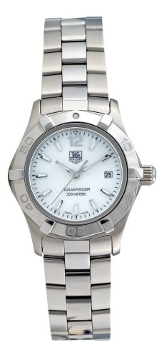 #4 TAG Heuer Women's WAF1414.BA0823 Aquaracer Stainless Steel Mother-of-Pearl Dial Watch B002D05Z7I