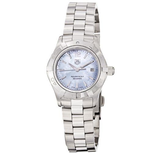 #6 TAG Heuer Women's WAF1417.BA0823 Aquaracer Blue Mother-of-pearl dial Watch